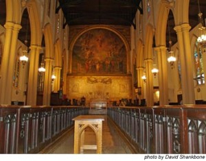 interior of the church