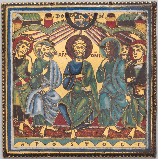 Plaque with the Pentecost ca. 1150–75 South Netherlandish [Met Cloisters]