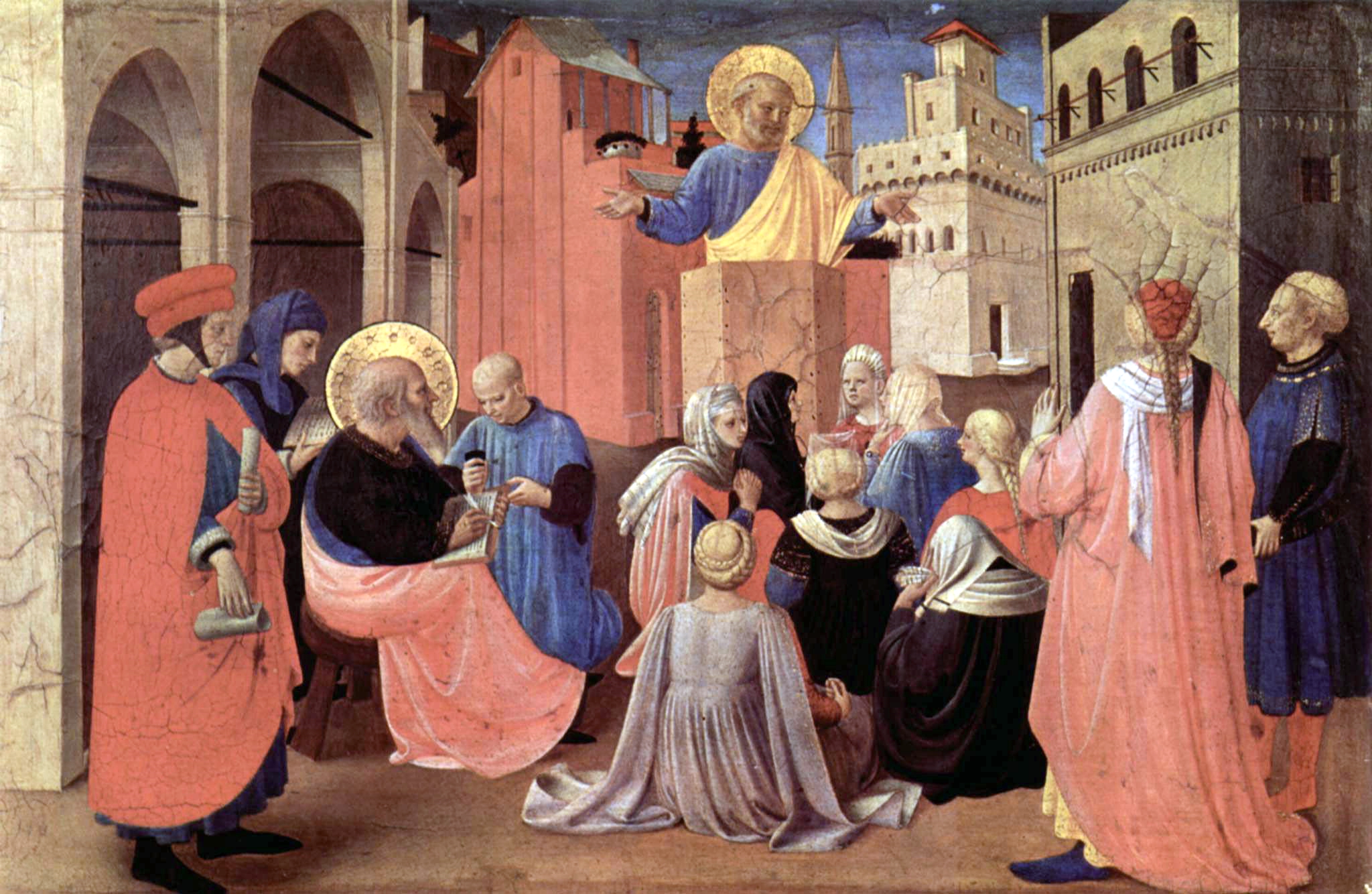 painting: Peter Preaching, by Fra Angelico