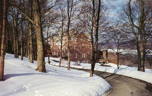 photo: Holy Cross Monastery in winter