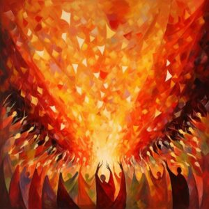 Artwork: Pentecost - Many Flames