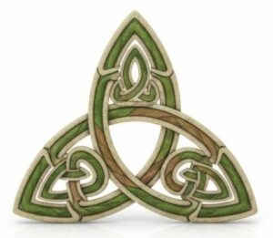 Celtic knot, signifying the Trinity