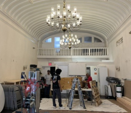 photo: Parish Hall air-conditioning renovation